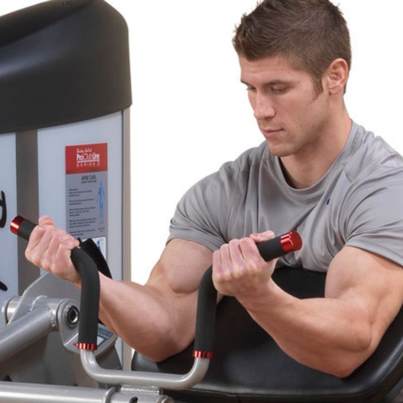 Body-Solid Pro ClubLine Series II Arm Curl Machine - S2AC Instructional Placard Included