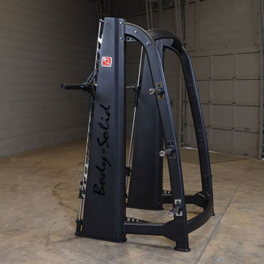 Body-Solid Pro Clubline Counter-Balanced Smith Machine - SCB1000B Side View inside Gym
