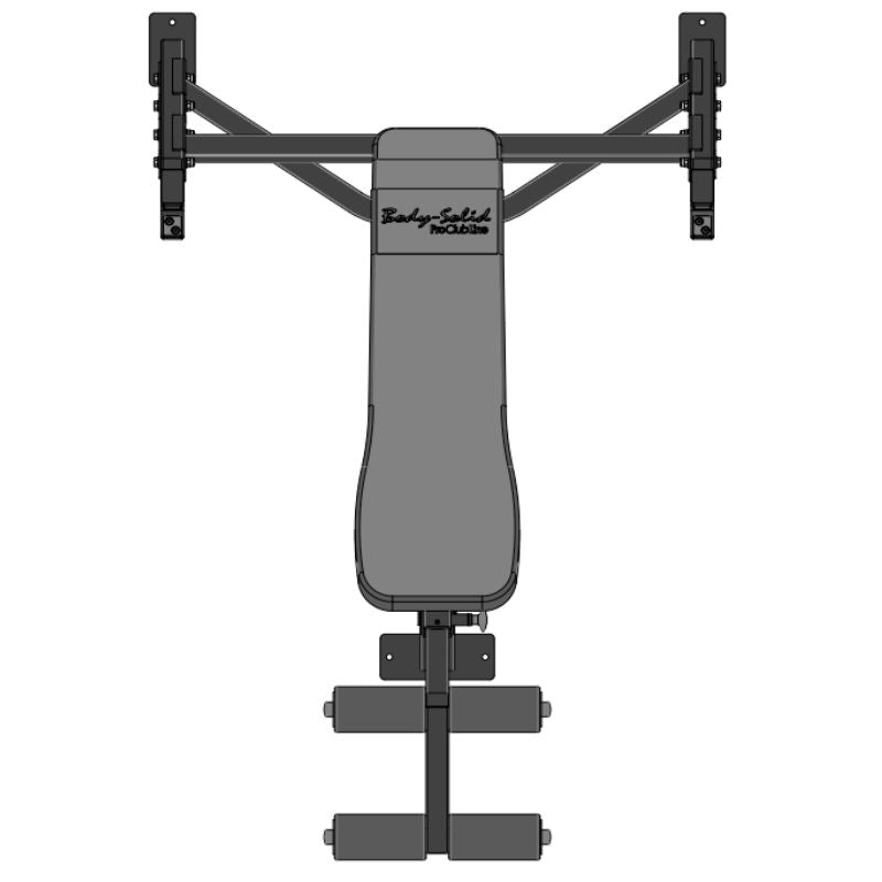 Body-Solid Pro Clubline Decline Olympic Bench - SODB250 Schematics