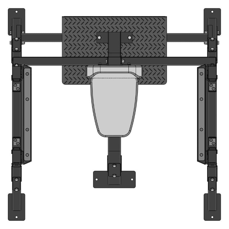 Body-Solid Pro Clubline Olympic Shoulder Press Bench - SOSB250 Schematics