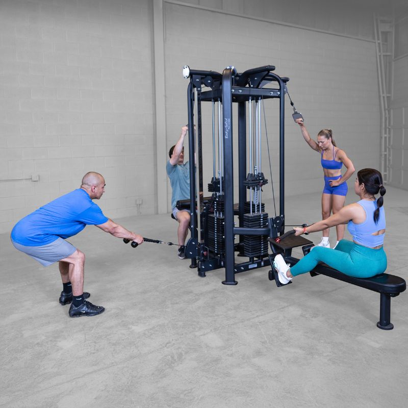 Body-Solid Pro Clubline SJG100 4-Stack Jungle Gym Sample Exercise 2