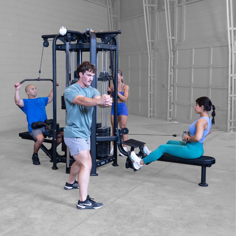 Body-Solid Pro Clubline SJG100 4-Stack Jungle Gym Sample Exercise 3
