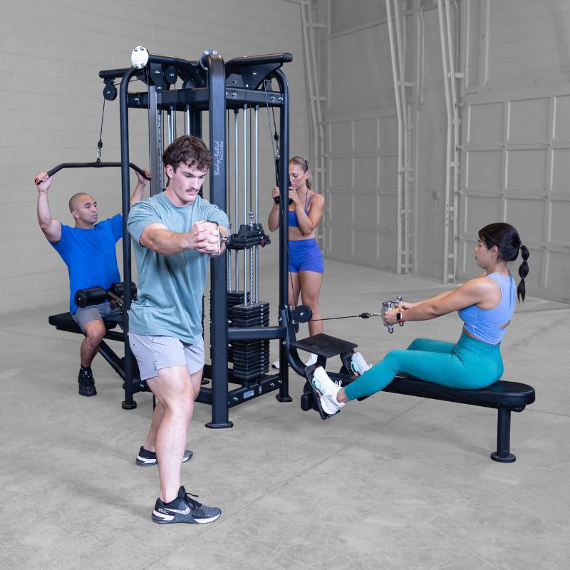 Body-Solid Pro Clubline SJG100 4-Stack Jungle Gym Sample Exercise  4