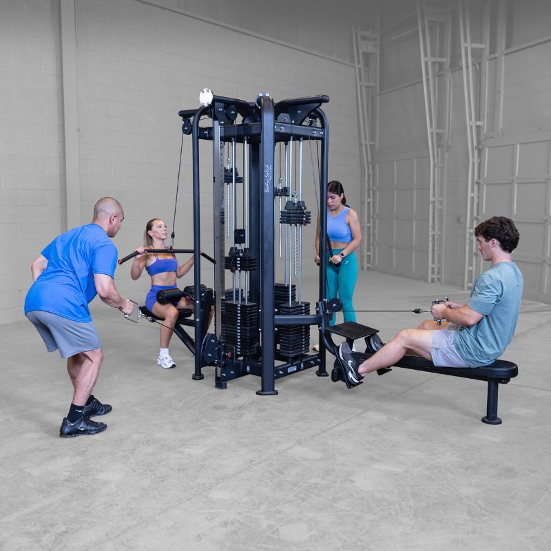Body-Solid Pro Clubline SJG100 4-Stack Jungle Gym Sample Exercise 5