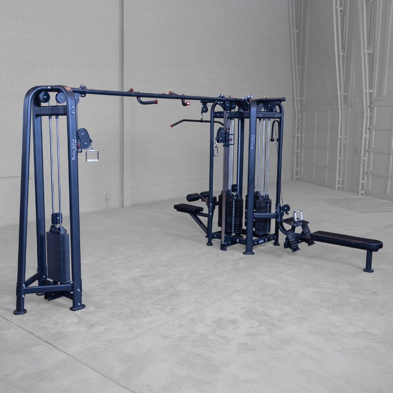 Body-Solid Pro Clubline SJG500 5-Stack Jungle Gym Inside Gym 1