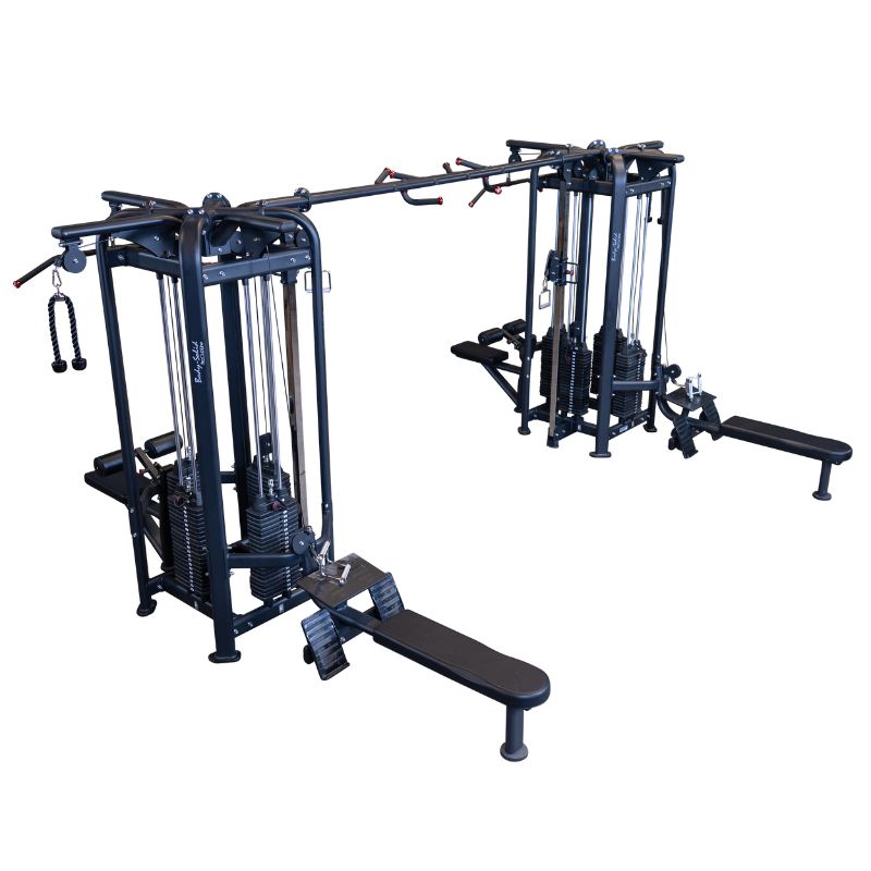 Body-Solid Pro Clubline SJG800 8-Stack Jungle Gym Top View