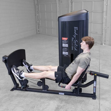 Body-Solid Series II Leg Press & Calf Raise - S2LPC Calf Raise Exercise Side View