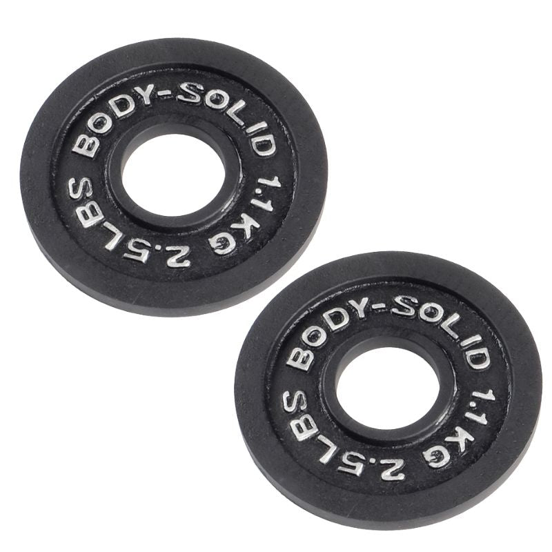 Body Solid Cast Iron Olympic Plates  2.5 lb Cast iron olympic plate Pair Pair