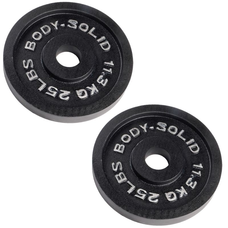 Body Solid Cast Iron Olympic Plates  25 lb cast iron olympic plate Pair
