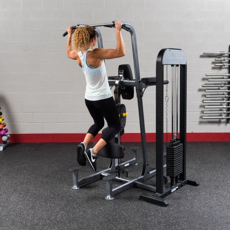 Body Solid  FCD-STK Pro-Select Weight Assisted Chin-Dip Machine Exercise