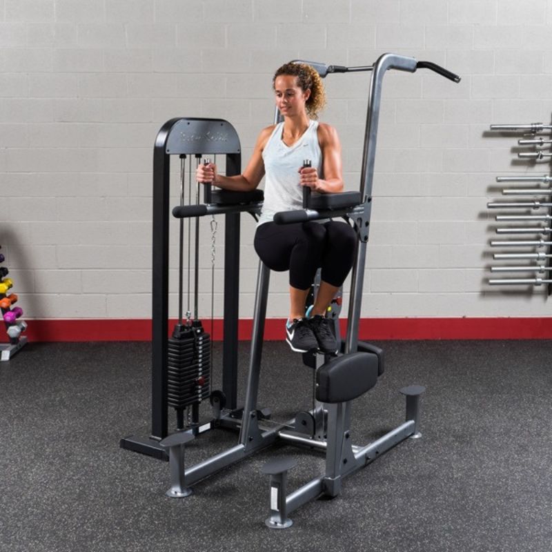 Body Solid  FCD-STK Pro-Select Weight Assisted Chin-Dip Machine Exercise