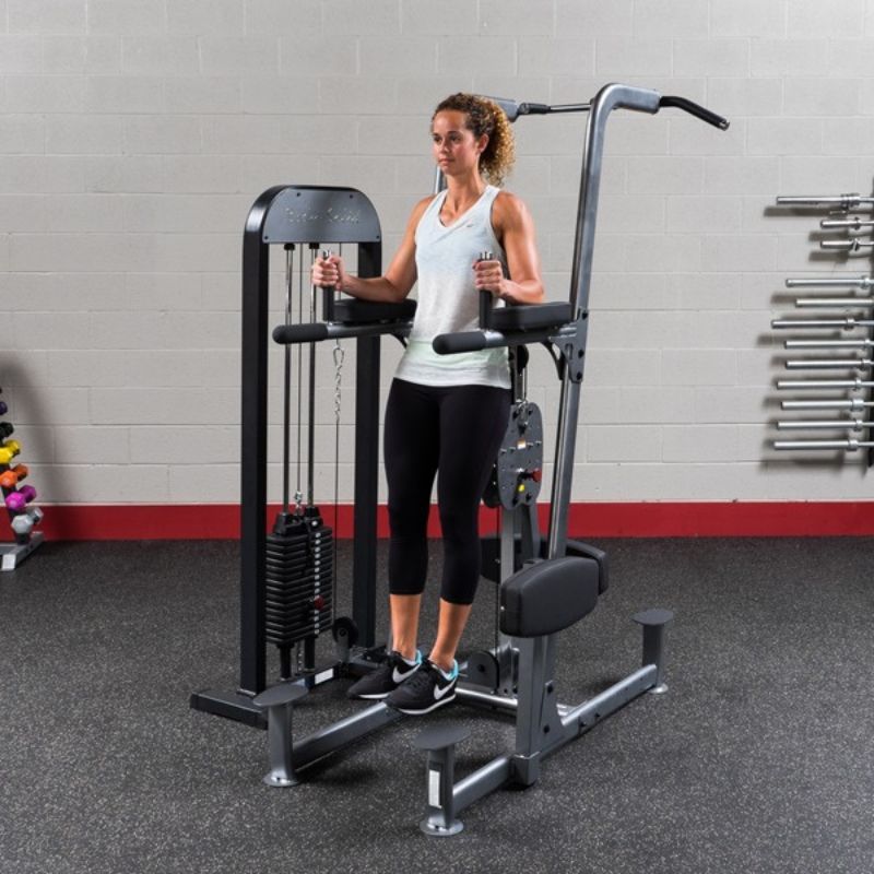 Body Solid  FCD-STK Pro-Select Weight Assisted Chin-Dip Machine Exercise