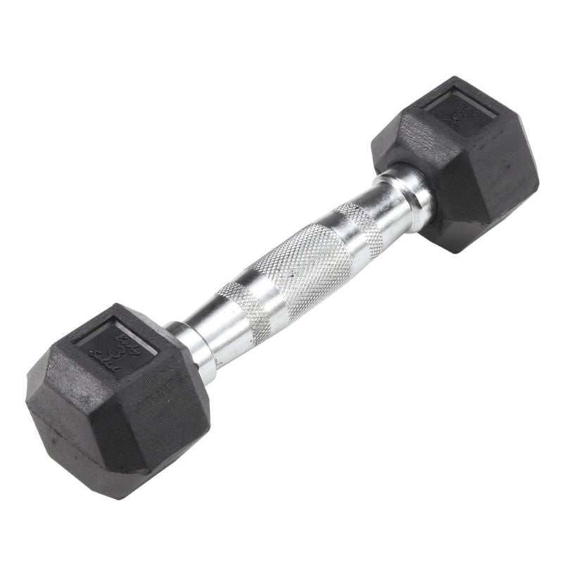 Body Solid Rubber Hex Dumbbells 3 lb Hex Rubber Dumbbell