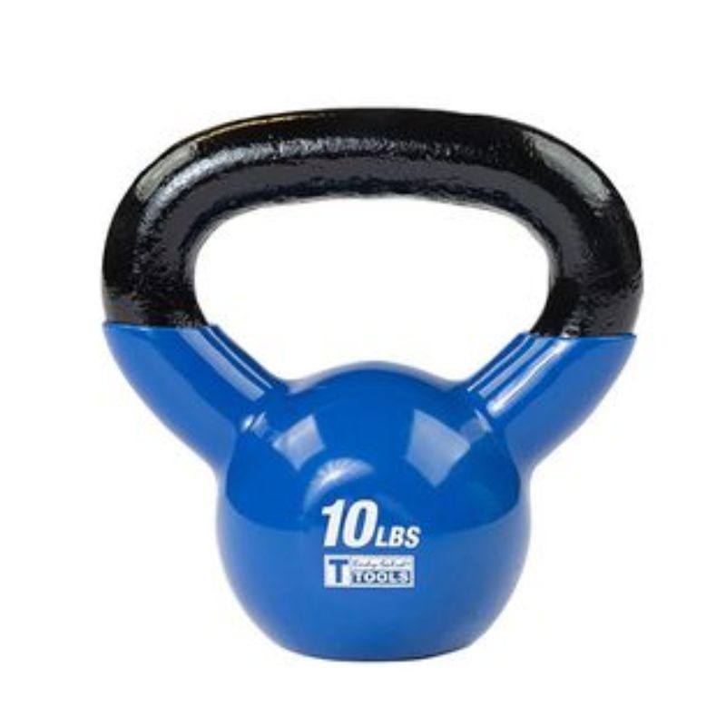 Body Solid Vinyl Dipped Kettlebells 10 lb Vinyl Kettlebell