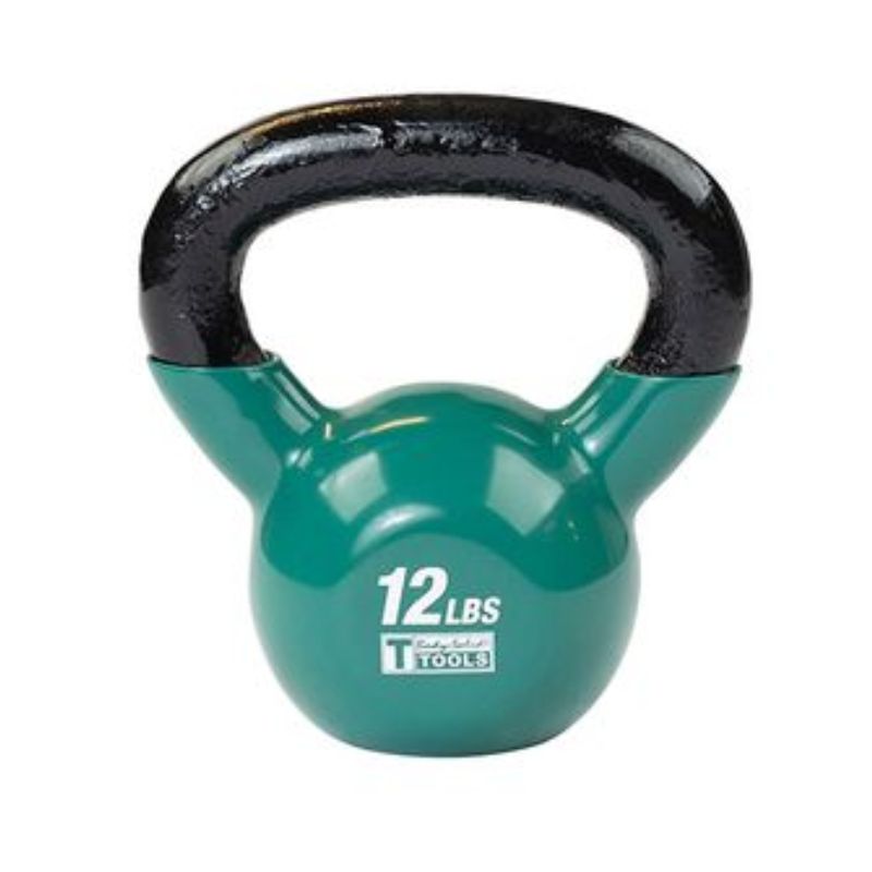 Body Solid Vinyl Dipped Kettlebells 12 lb Vinyl kettlebell