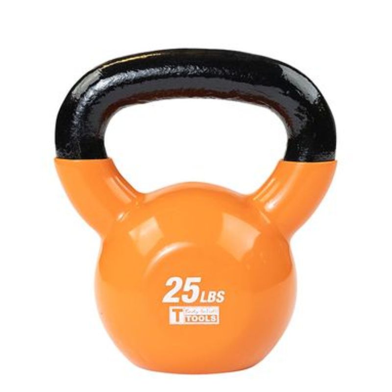 Body Solid Vinyl Dipped Kettlebells 25 lb Vinyl Kettlebell