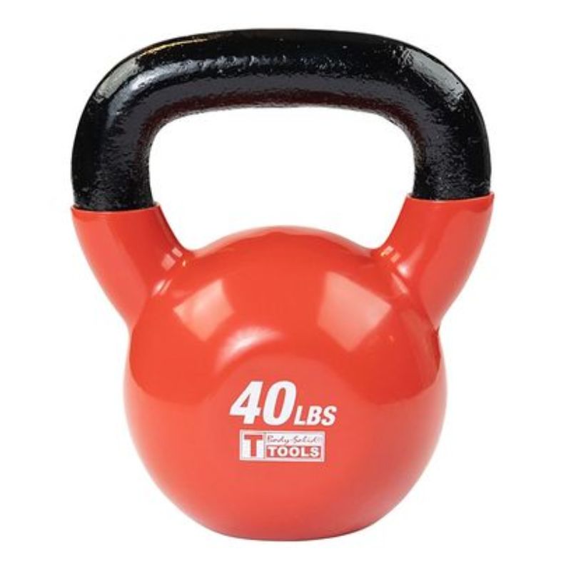 Body Solid Vinyl Dipped Kettlebells 40 lb Kettlebell