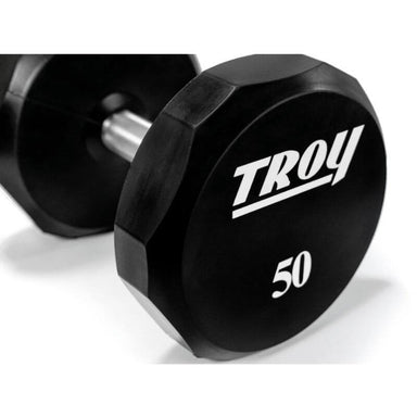 COMMPAC-TSDU50 TROY 5-50lb 12-Sided Urethane Dumbbell 50lb
