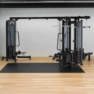ELITE-5s TAG Fitness  Elite 5 Stack Multi Station with Shrouds Cable Crossover Connection Bar with 235 Stack