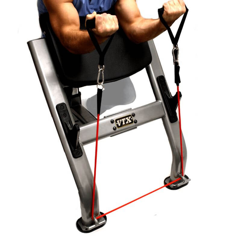 G-CB VTX Standing Curl Bench Sample Exercise