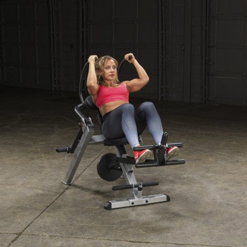 GAB300  Body Solid Ab Crunch Bench Seated Sample Exercise