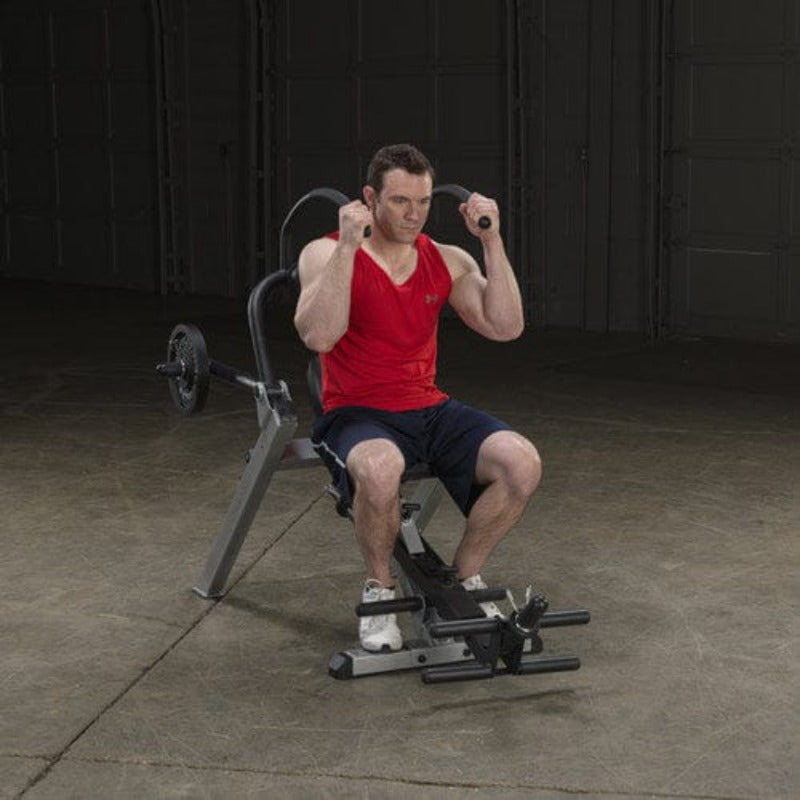 GAB300  Body Solid Ab Crunch Bench Seated Sample Exercise