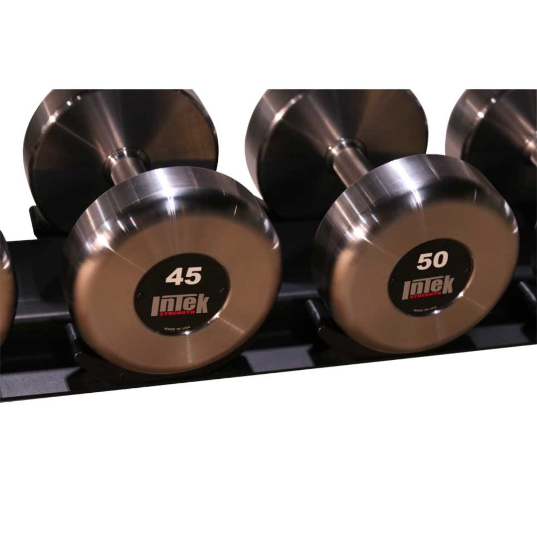 Intek Strength Raw Series Kraft Steel Dumbbell Set in 45 lbs Pair