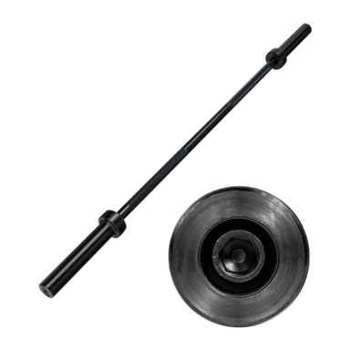 OB60B  Body Solid 5ft Olympic Bar in Black