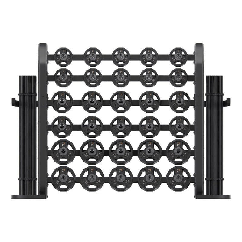 Power Systems Denali Series Barbell Plate Rack ( 2 Box Item ) | 49066  Sample with Plates
