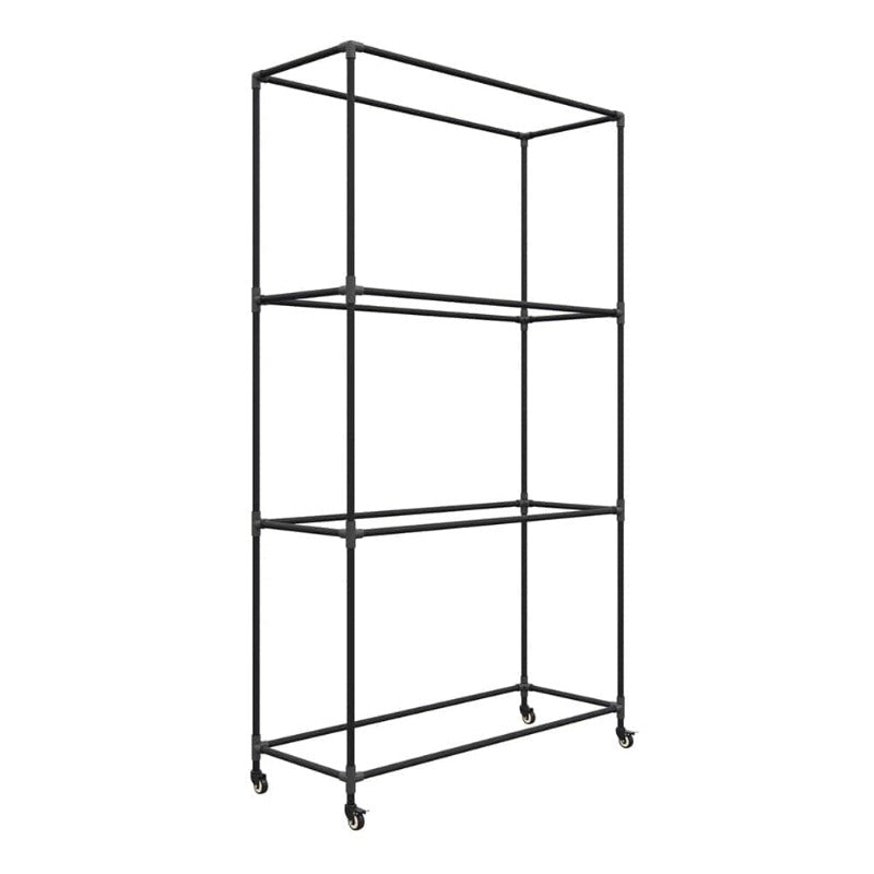 Power Systems Metal Stability Ball Storage Rack Right Side View Empty