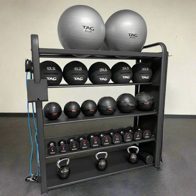 RCK-ACR45 TAG Fitness  Large Storage Cart (Rack Only) Sample with Accessories