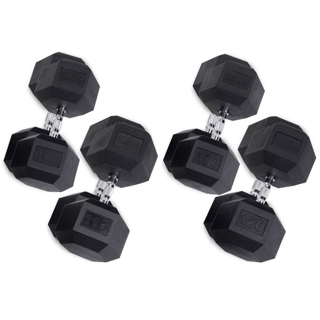 Body-Solid Rubber Coated Hex Dumbbell Sets