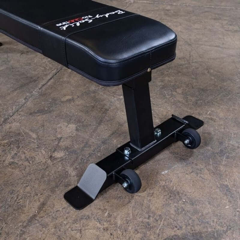 SFB125  Body Solid Pro Clubline Flat Utility Bench Wheel