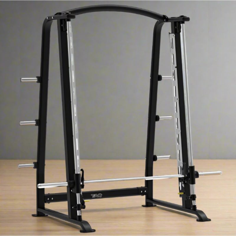 TAG Fitness Elite Linear Bearing Smith Machine (Black) Main Display inside Gym
