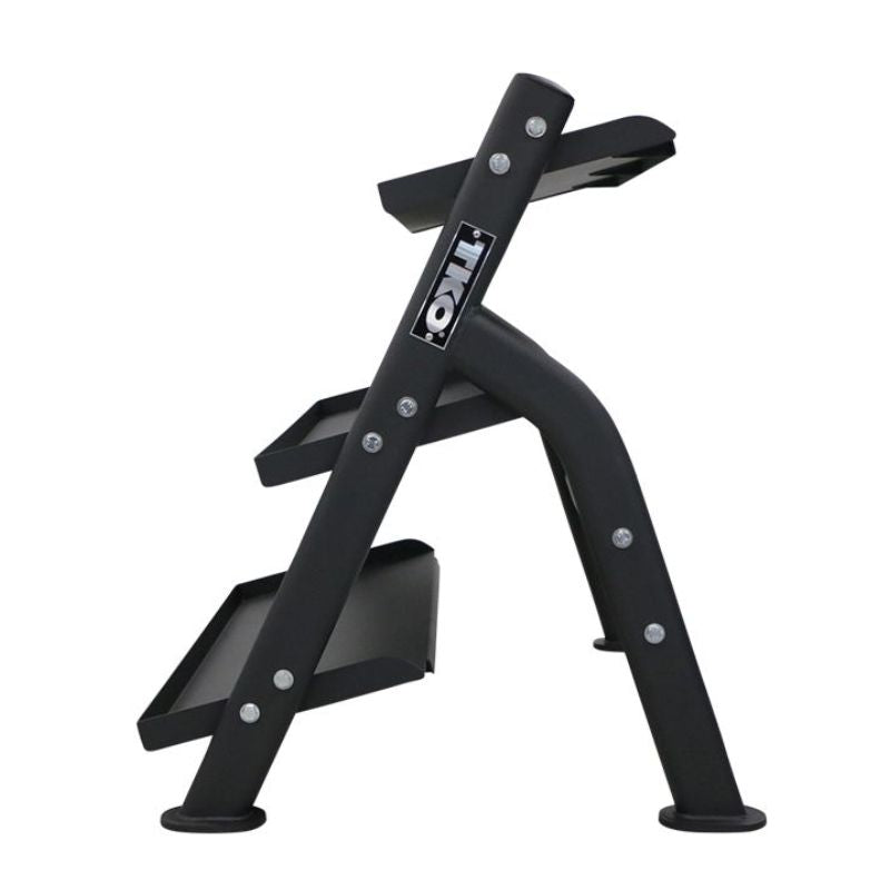TKO Strength 3-Tier Shelf Dumbbell Rack for Hex Dumbbells - 6235-B Rack Only
