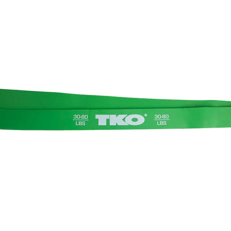TKO Strength 4 Strength Band Bundle (Extra Light through Heavy) - S3120-23 Green Average Light 30-80lbs