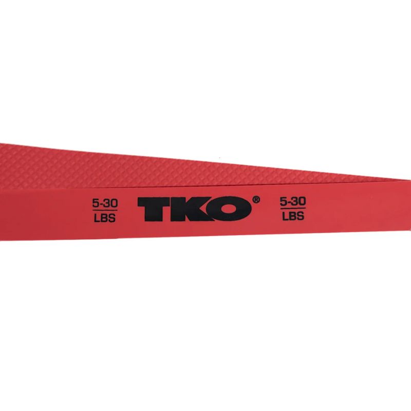 TKO Strength 4 Strength Band Bundle (Extra Light through Heavy) - S3120-23 Red Light 5-30lbs