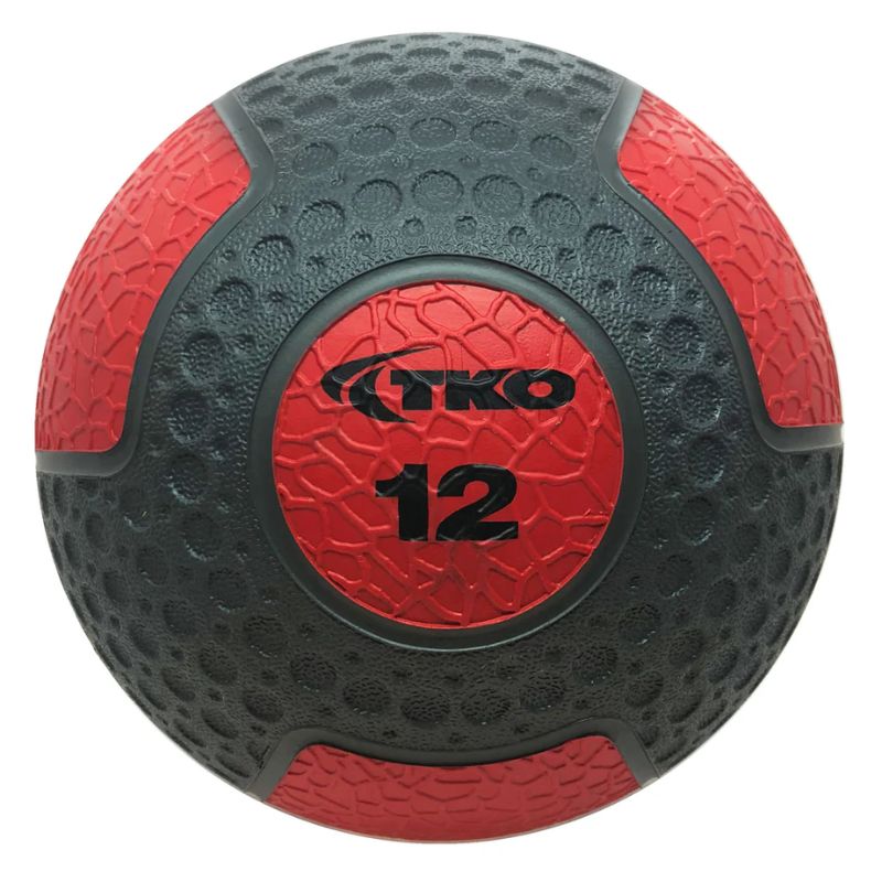 TKO Strength Commercial Rubberized Medicine Ball 12 lb Medicine Ball