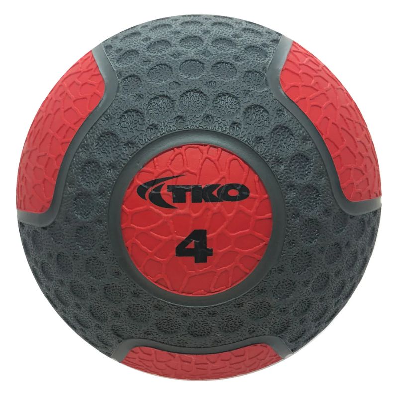 TKO Strength Commercial Rubberized Medicine Ball 4 lb Medicine Ball