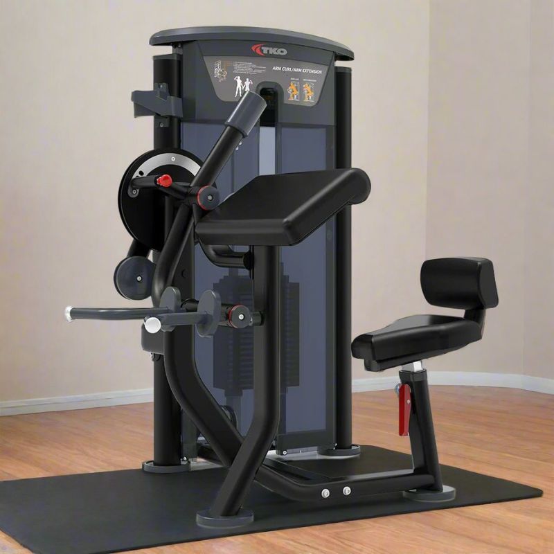 TKO 7063-G2 Bicep Curl / Triceps Extension Main inside Home Gym