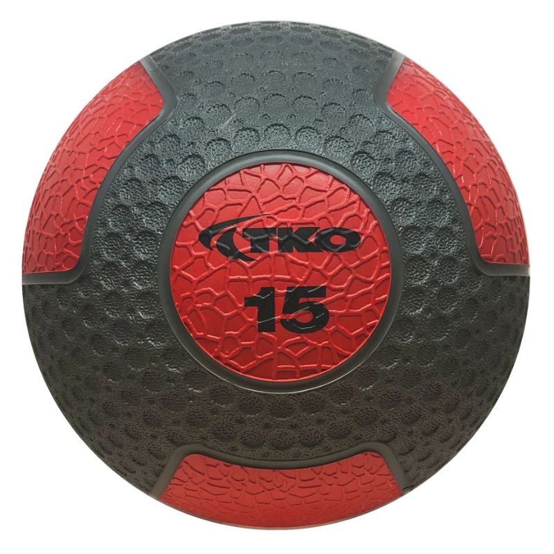 TKO Strength Commercial Rubberized Medicine Ball 15 lb Medicine Ball