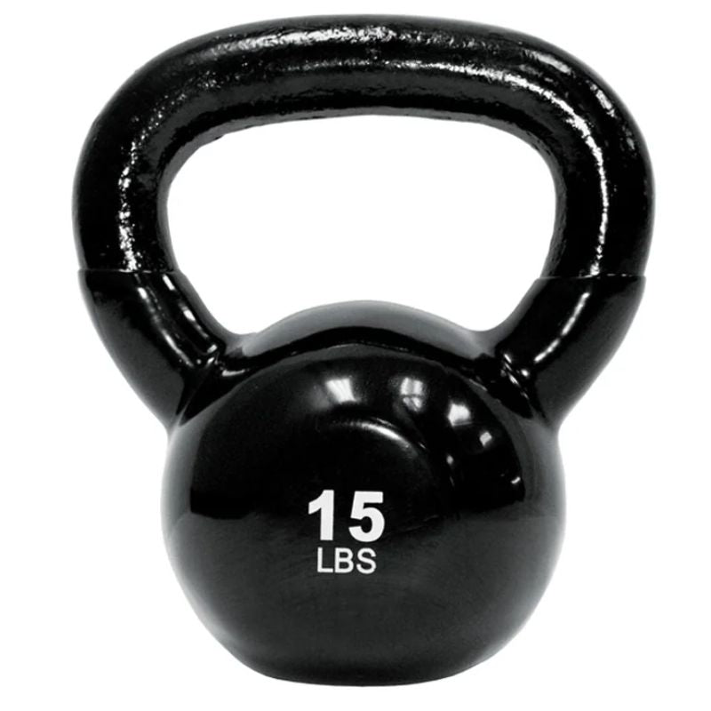 TKO Strength Vinyl Coated Kettlebells 15 lb Kettlebells