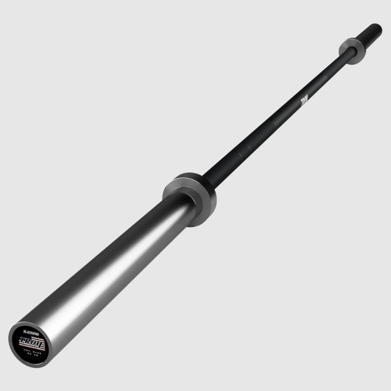 TROY AOB-1500T 7' Olympic Black Wing Bar Side View
