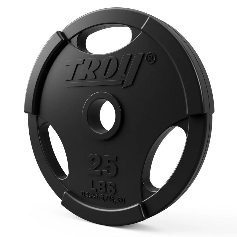 TROY GO-R Rubber Encased Olympic Grip Plate 25lb