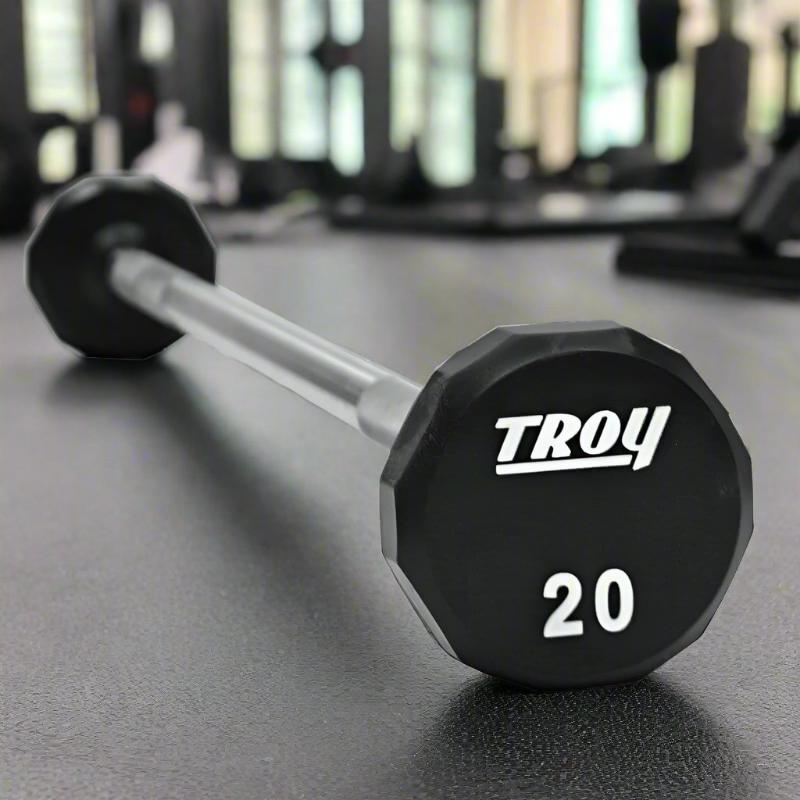 TROY TSB-020-110U Urethane Fixed Barbell Set 20lb