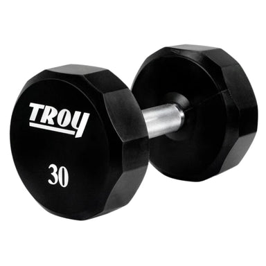 TROY TSD-U  12-Sided Urethane Encased Dumbbell in single 30 lbs