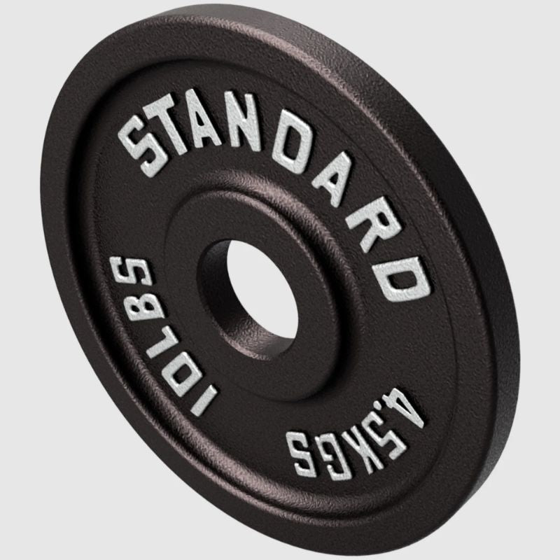 Troy BO Economy Black Cast Iron Olympic Plate 10 lb weight plate