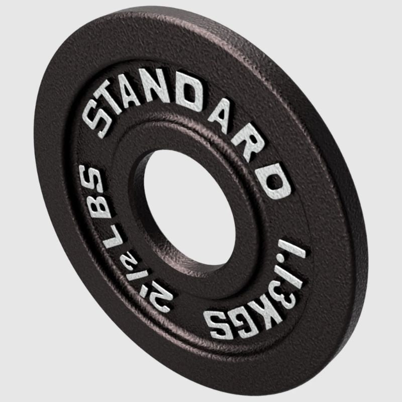 Troy BO Economy Black Cast Iron Olympic Plate 2.5 lb weight plate