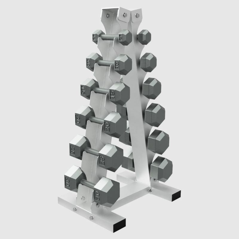 Troy GADR-6 6 pair Tower Dumbbell Rack with Dumbbells