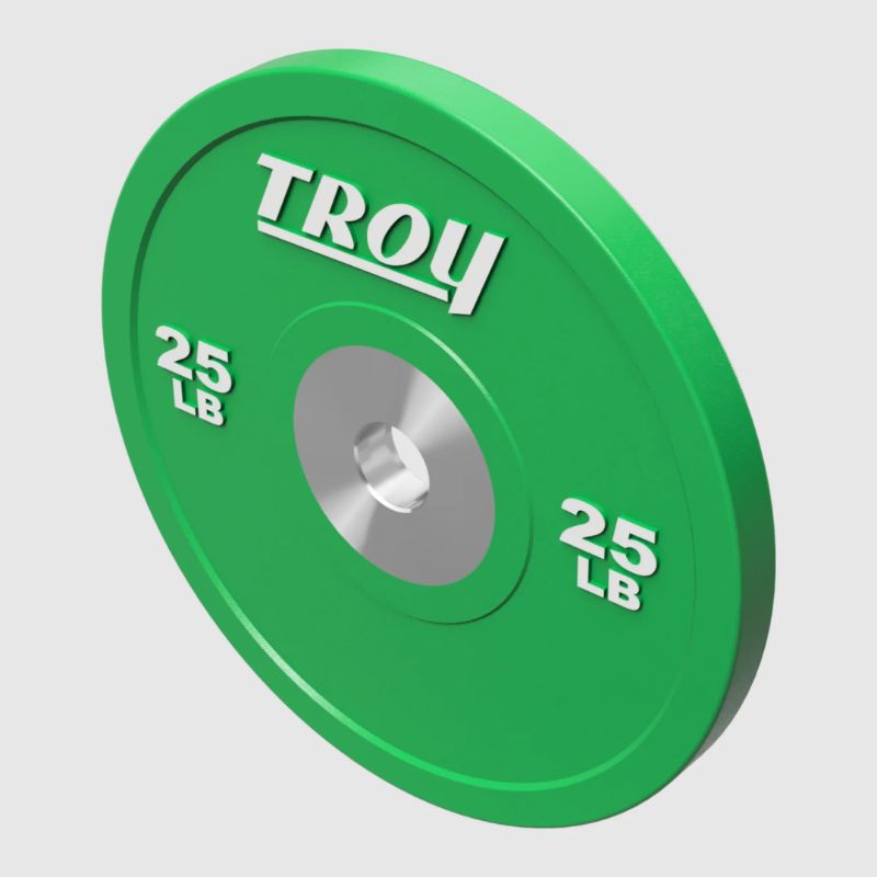 Troy PO-SBP Performance Color Rubber Bumper Plate 25 lbs